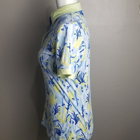 GG Blue golf top short sleeves size M - Picture 4 of 6